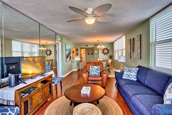 Living Area with Sleeper Sofa