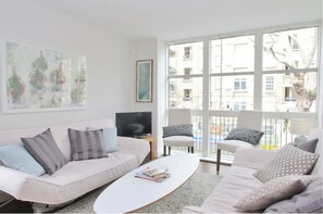 Lounge with great natural light.