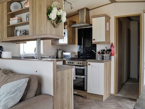 Kitchen area | Sea View 14 - Bonnie Escapes, Southerness