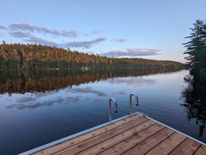 Sunset from your private docking overlooking Acadia National Park