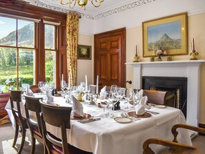 Dining room | Gleneffock Farmhouse, Glenesk, near Brechin