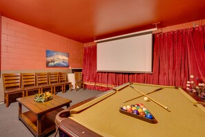 Game Room | Pool Table | Home Theater System