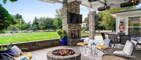 View of the Private Backyard