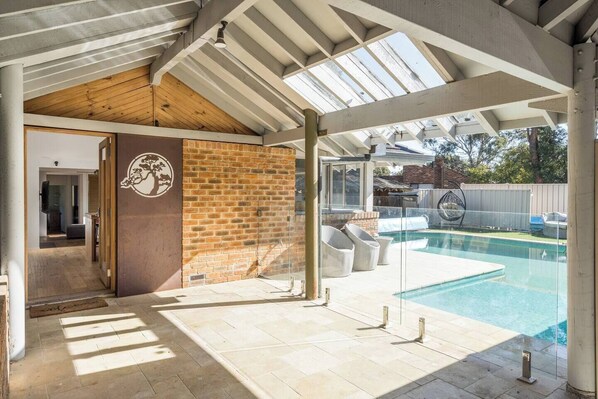 There are multiple outdoor living areas to dine, entertain, or simply bask in the coastal breeze. 
