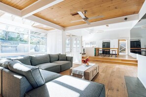 Seamless living space flowing into the kitchen, creating a perfect hub for relaxation and culinary delights.