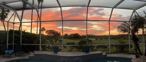 Best sunrises overlooking the 7th hole
