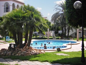 Vue sur piscine