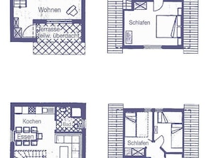Grundriss Ferienhaus Seeblick