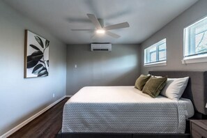 This bedroom exudes warmth, elegance, and comfort in every detail.