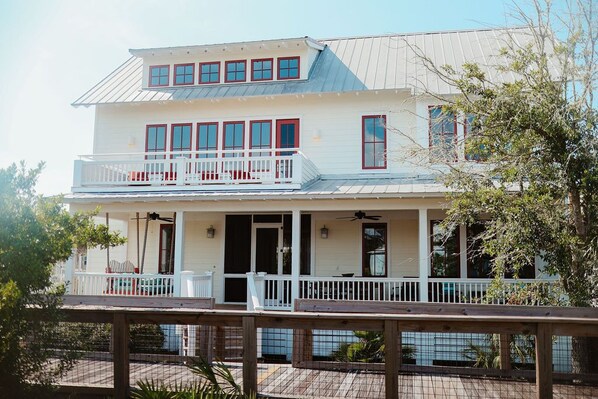 Main House facing the boardwalk