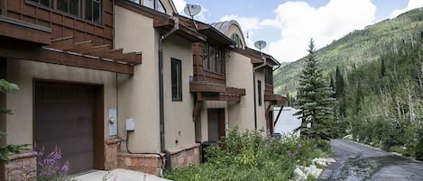 Front of Townhome in Summer