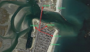 Walking distances to the beaches!