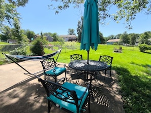 backyard - fenced