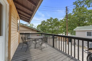 Step onto the deck and let the sounds of nature surround you in perfect tranquility