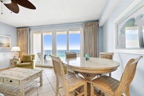 Dining Area with Gulf Views