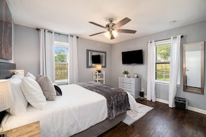 Cozy bedrooms with soft linens
