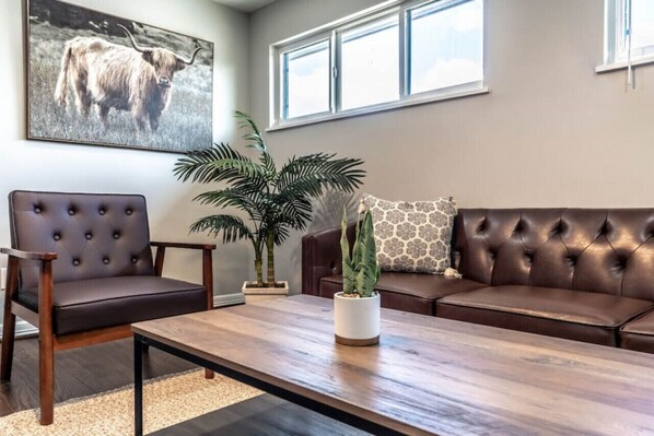 Versatile living space with a comfortable sofa bed