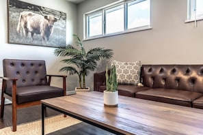 Versatile living space with a comfortable sofa bed