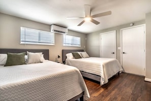 Spacious and inviting, perfect for restful nights and peaceful mornings.