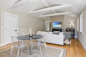 View from front door looking into dining and living area