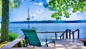 Enjoy a private deck for a swim, paddle or relaxing with a great book