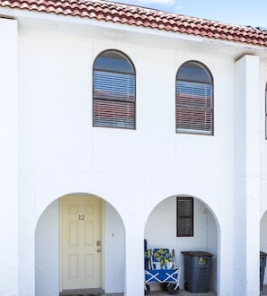 Front view of the townhouse
