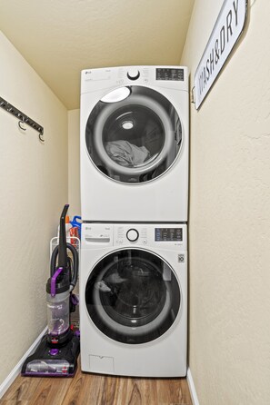 WASHER AND DRYER.