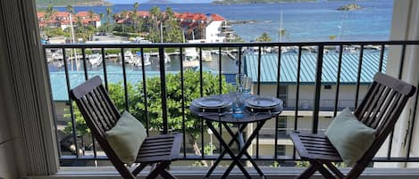 View of the Caribbean from our balcony.