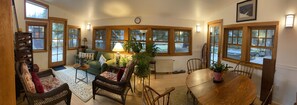 Pano view of east room with dining area