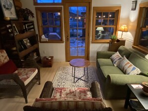 Downstairs, east living area