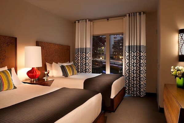 Unit with Double size beds