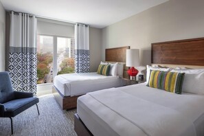2 Double size beds