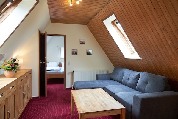 Die beiden Schlafzimmer der Ferienwohnung.