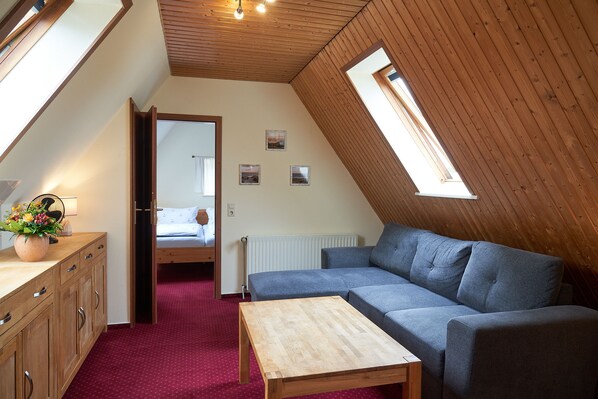 Die beiden Schlafzimmer der Ferienwohnung.