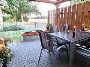 Überdachte Terrasse