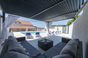 Lounge area by the pool. Relax time :-)