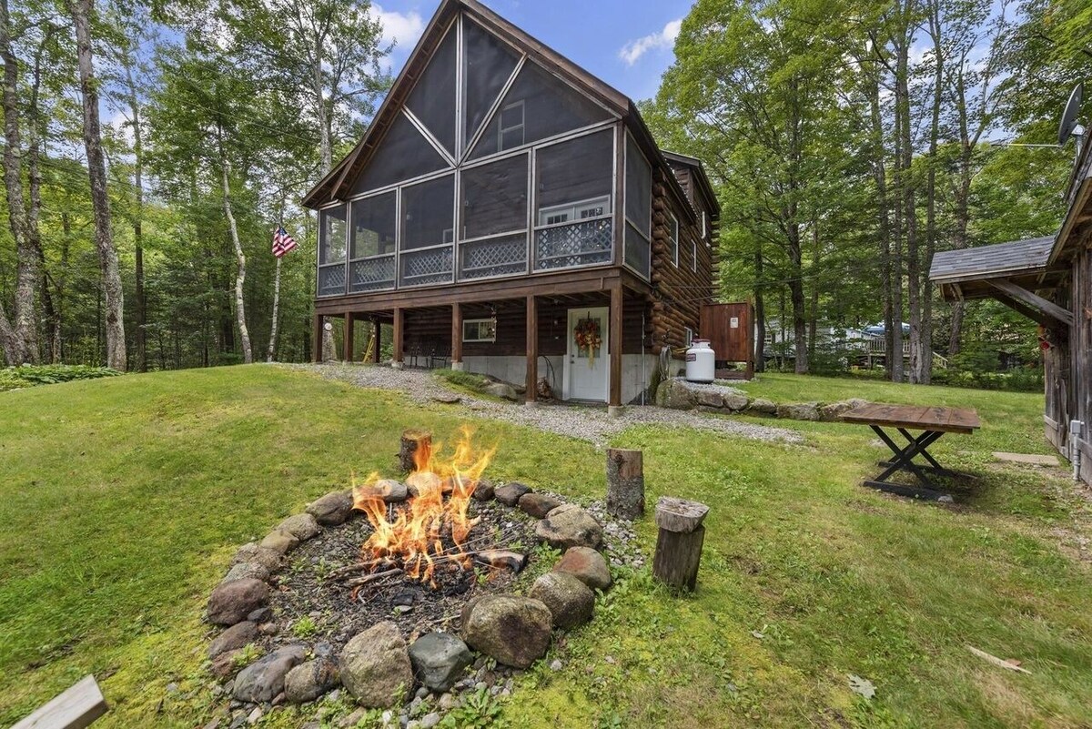 Discover All-Season Adventures at Our White Mountains Rustic Log Cabin Retreat!