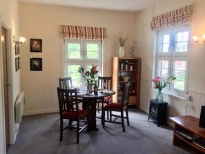 Dining at the table - sits 4.