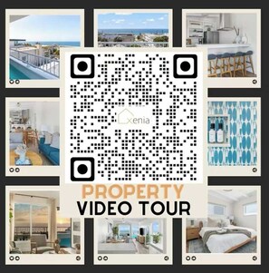 Take a full Property Video Tour of our stunning Oceanview Suite! Scan the QR code to virtually explore your coastal getaway, just steps from the ocean. See the comfort of your King bed suite and imagine your next beach vacation! 