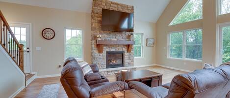 Hazle Township Vacation Rental | 4BR | 3BA | 2,200 Sq Ft | 1 Step to Enter