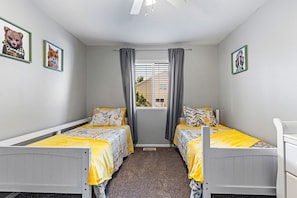 Two twin beds