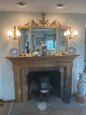 Lots of Vintage pieces from Asia/worldwide Danish woodburning stove