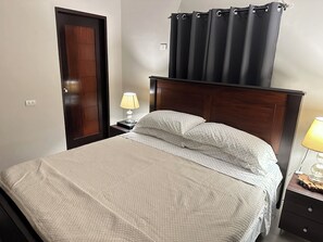 Master bedroom with king bed