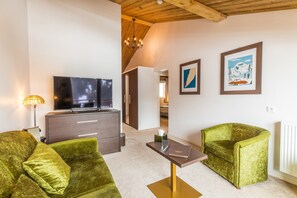 Relax and unwind in the cozy living room.