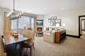 Living room with Dining Room