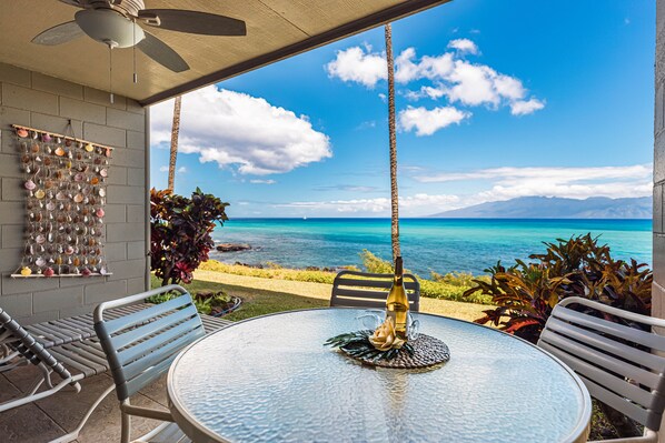 Magical Maui views from your private, ground floor Lanai