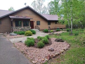 Front entrance spring view