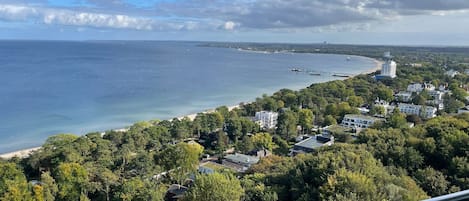 Vue sur la plage/l’océan