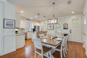 This spacious kitchen is perfect for whipping up a big breakfast for the family.