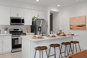 Gourmet Kitchen with an extra large island